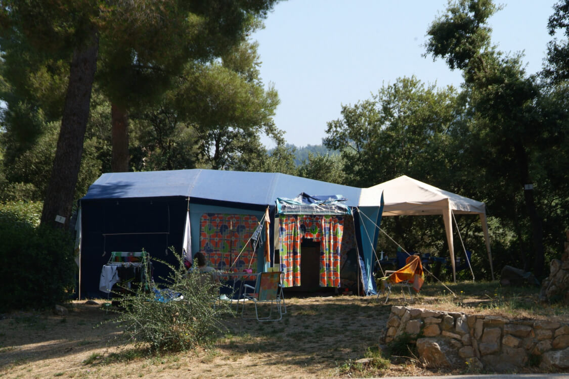 Emplacement tente Premium à Saint Cyr sur Mer